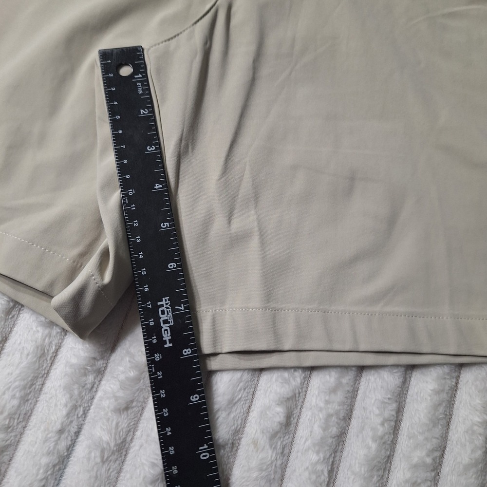 FLX Performance Premium 4 Way Stretch‎ Shorts Mens 54 TALL Beige Golf Microfiber - Picture 4 of 8
